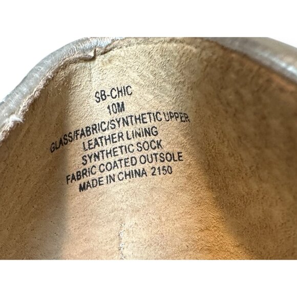 Betsey Johnson Embellished SB-Chic Silver Rhinestone D'Orsay Pumps Heels Size 10 - Picture 9 of 15